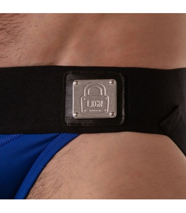 LOCKER GEAR WIDE WAISTBAND JOCKSTRAP BLUE S