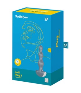 SATISFYER LOLLI PLUG 2 PLUG VIBRATOR GRIS