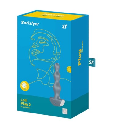 SATISFYER LOLLI PLUG 2 PLUG VIBRATOR GRIS