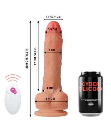 CYBER SILICOCK REALISTICO CONTROL REMOTO MR RICK 209 CM O 4 CM