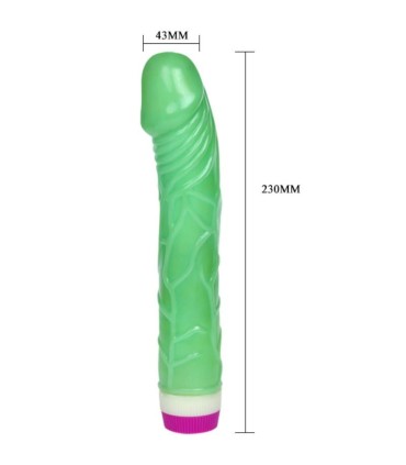 BAILE WAVES OF PLEASURE VIBRADOR 23 CM VERDE