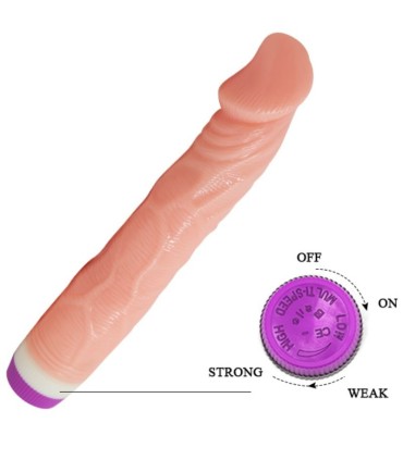 BAILE VIBRADOR REALISTICO NATURAL 22 CM