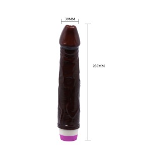 BAILE WAVES OF PLEASURE VIBRADOR 23 CM MARRON
