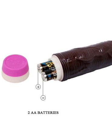 BAILE WAVES OF PLEASURE VIBRADOR 23 CM MARRON