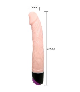 BAILE ADOUR CLUB VIBRADOR REALISTICO 23 CM NATURAL