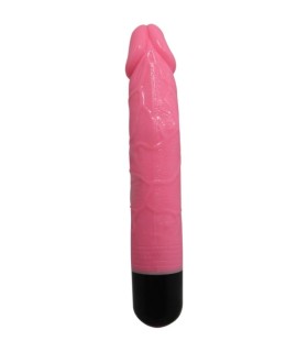 BAILE COLORFUL SEX VIBRADOR REALISTICO ROSA 23 CM