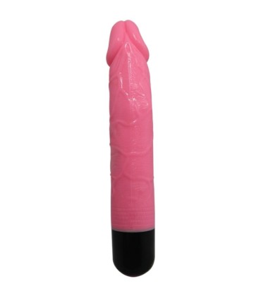 BAILE COLORFUL SEX VIBRADOR REALISTICO ROSA 23 CM