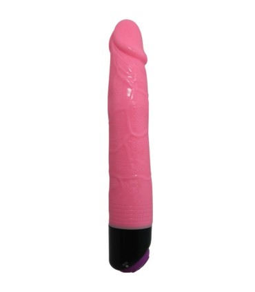 BAILE COLORFUL SEX VIBRADOR REALISTICO ROSA 23 CM