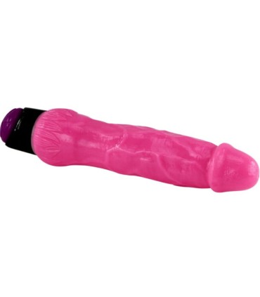 BAILE COLORFUL SEX VIBRADOR REALISTICO ROSA 24 CM