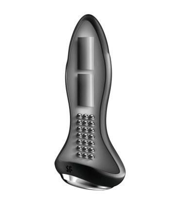 SATISFYER ROTATOR PLUG 1 PLUG VIBRADOR APP NEGRO