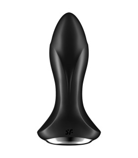 SATISFYER ROTATOR PLUG 1 PLUG VIBRADOR APP NEGRO