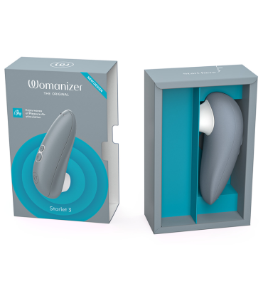 WOMANIZER STARLET 3 CLITORAL STIMULATOR GRAY