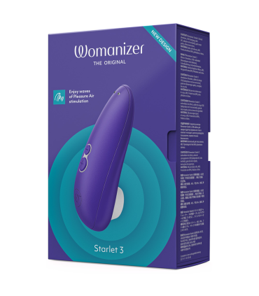 WOMANIZER STARLET 3 CLITORAL STIMULATOR INDIGO
