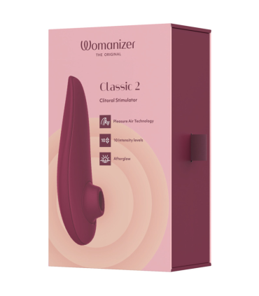 WOMANIZER CLASSIC 2 CLITORAL STIMULATOR BORDEAUX