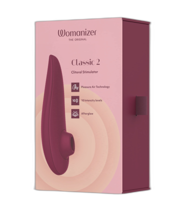 WOMANIZER CLASSIC 2 CLITORAL STIMULATOR BORDEAUX