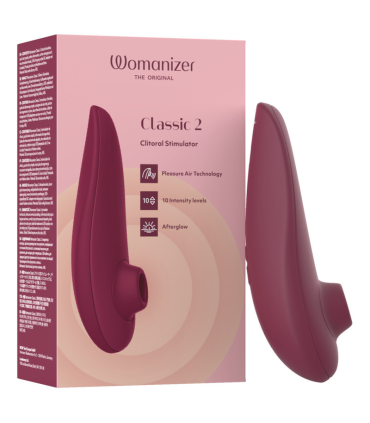 WOMANIZER CLASSIC 2 CLITORAL STIMULATOR BORDEAUX