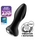 SATISFYER ROTATOR PLUG 2 PLUG VIBRADOR APP NEGRO