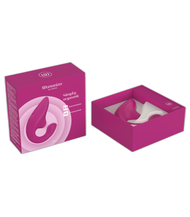 WOMANIZER BLEND RABBIT VIBRATOR STIMULATOR VIBRANT PINK