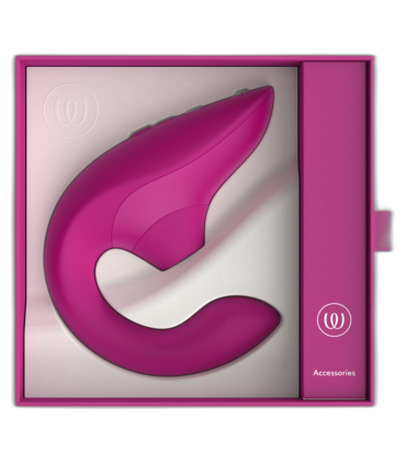 WOMANIZER BLEND RABBIT VIBRATOR STIMULATOR VIBRANT PINK