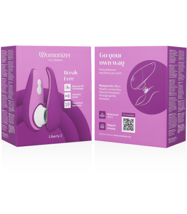 WOMANIZER LIBERTY 2 CLITORIS STIMULATOR SUCTION VIOLET