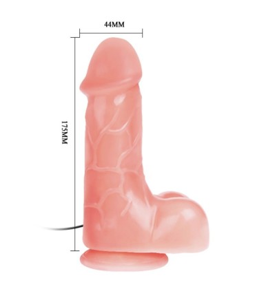 BAILE VIBRADOR REALISTICO BARBARA NATURAL