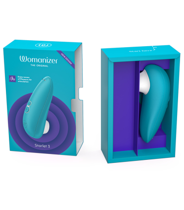 WOMANIZER STARLET 3 CLITORAL STIMULATOR TURQUOISE