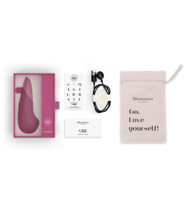 WOMANIZER VIBE LAY ON SILENT VIBRATOR DUSKY PINK