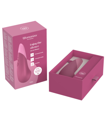 WOMANIZER VIBE LAY ON SILENT VIBRATOR DUSKY PINK