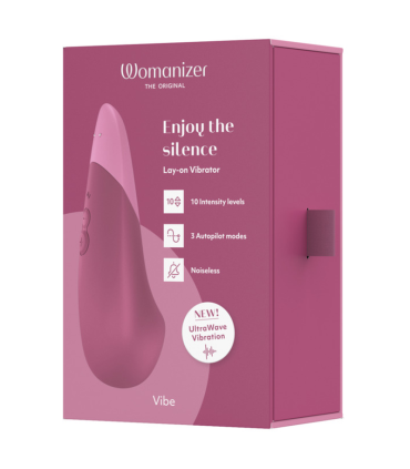 WOMANIZER VIBE LAY ON SILENT VIBRATOR DUSKY PINK