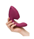 WOMANIZER DUO NEXT DUAL CLITORAL G SPOT STIMULATOR DUSKY PINK