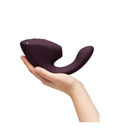 WOMANIZER DUO NEXT DUAL CLITORAL G SPOT STIMULATOR DARK PURPLE