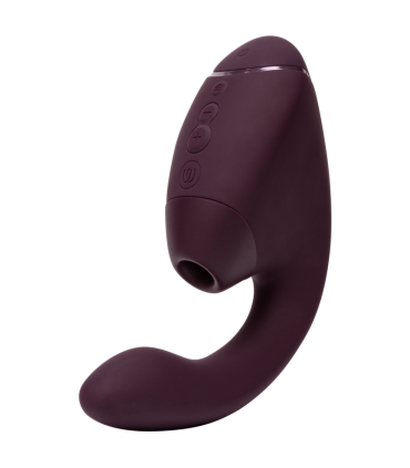 WOMANIZER DUO NEXT DUAL CLITORAL G SPOT STIMULATOR DARK PURPLE