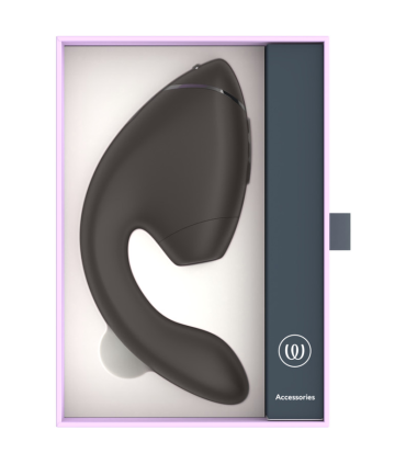 WOMANIZER DUO NEXT DUAL CLITORAL G SPOT STIMULATOR BLACK