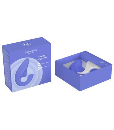 WOMANIZER BLEND RABBIT VIBRATOR STIMULATOR VIBRANT BLUE