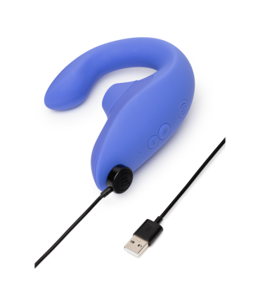 WOMANIZER BLEND RABBIT VIBRATOR STIMULATOR VIBRANT BLUE