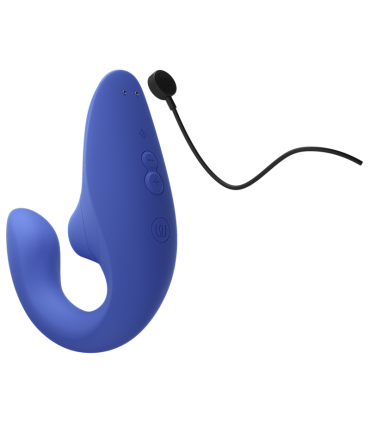 WOMANIZER BLEND RABBIT VIBRATOR STIMULATOR VIBRANT BLUE