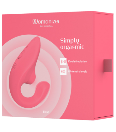 WOMANIZER BLEND RABBIT VIBRATOR STIMULATOR VIBRANT ROSE