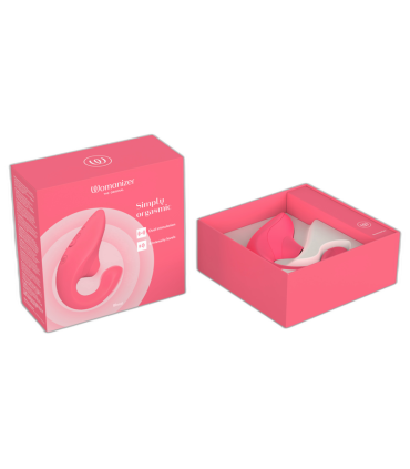 WOMANIZER BLEND RABBIT VIBRATOR STIMULATOR VIBRANT ROSE