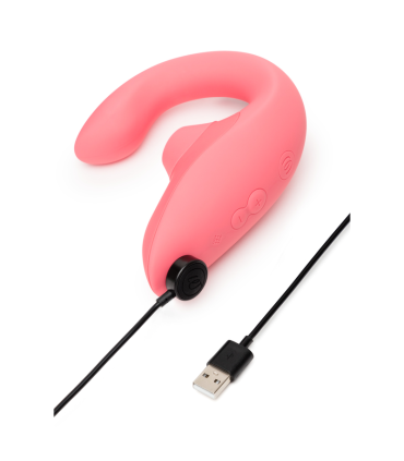 WOMANIZER BLEND RABBIT VIBRATOR STIMULATOR VIBRANT ROSE