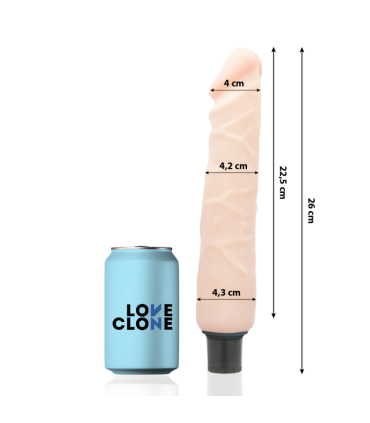 LOVECLONE JANSEN VIBRADOR REALISTICO SELF LUBRICATION 26 CM O 42 CM