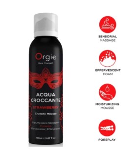ORGIE ACQUA CROCCANTE STRAWBERRY CRUNCHY MASSAGE MOUSSE 150 ML