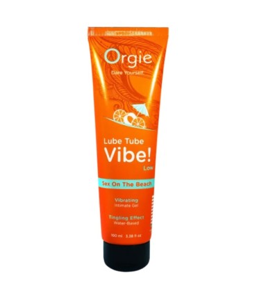 ORGIE LUBE TUBE VIBE SEX ON THE BEACH KISSABLE INTIMATE GEL LOW TINGLING 100 ML