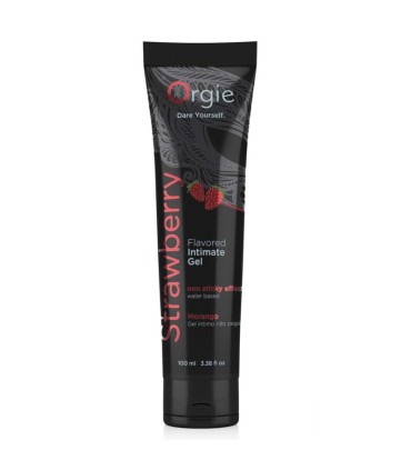ORGIE LUBE TUBE STRAWBERRY KISSABLE WATER BASED INTIMATE GEL 100 ML