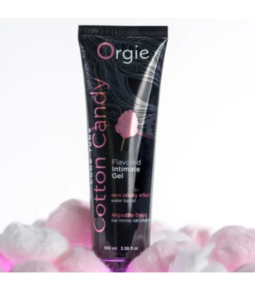 ORGIE LUBE TUBE COTTON CANDY KISSABLE WATER BASED INTIMATE GEL 100 ML