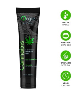 ORGIE LUBE TUBE CANNABIS KISSABLE WATER BASED INTIMATE GEL 100 ML