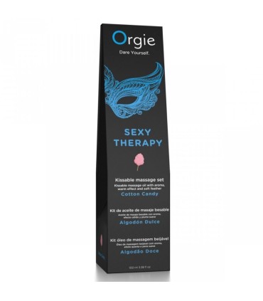 ORGIE LIPS MASSAGE COTTON CANDY KISSABLE MASSAGE SET 100 ML