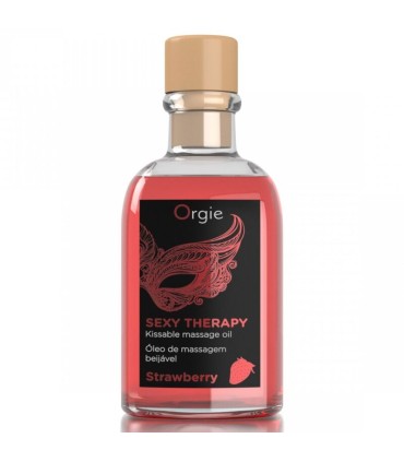 ORGIE LIPS MASSAGE STRAWBERRY KISSABLE MASSAGE SET 100 ML