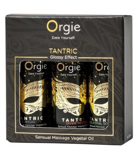 ORGIE TANTRIC MINI SIZE COLLECTION SENSUAL MASSAGE OILS 3 X 30 ML