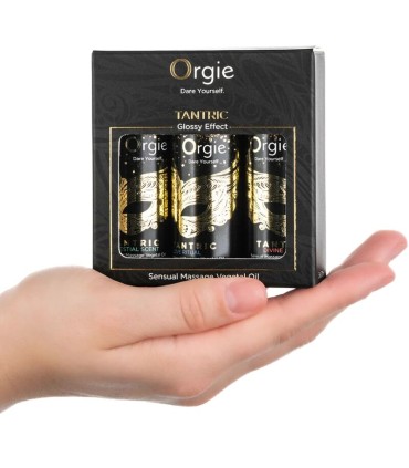 ORGIE TANTRIC MINI SIZE COLLECTION SENSUAL MASSAGE OILS 3 X 30 ML