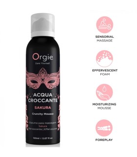 ORGIE ACQUA CROCCANTE SAKURA CRUNCHY MASSAGE MOUSSE 150 ML